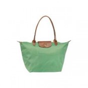 Sac Longchamp Logo soldes pas chers Shopping Le Pliage Petit Vert